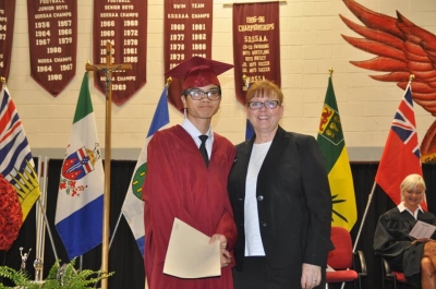 Sudbury Catholic Schools celebrate first two graduates from the International Education program!