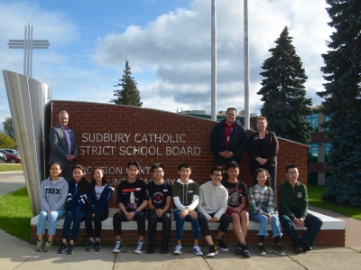 Sudbury Catholic Schools welcome 11 international students!