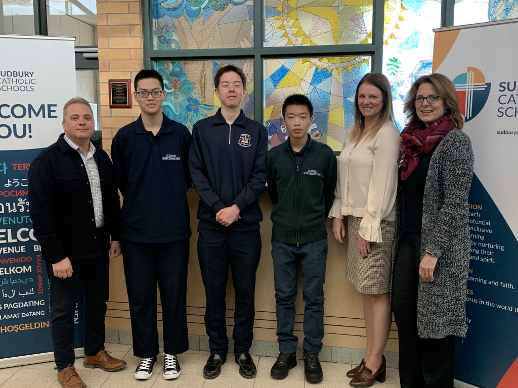 Sudbury Catholic Schools Welcomes Four New International Students for Second Semester